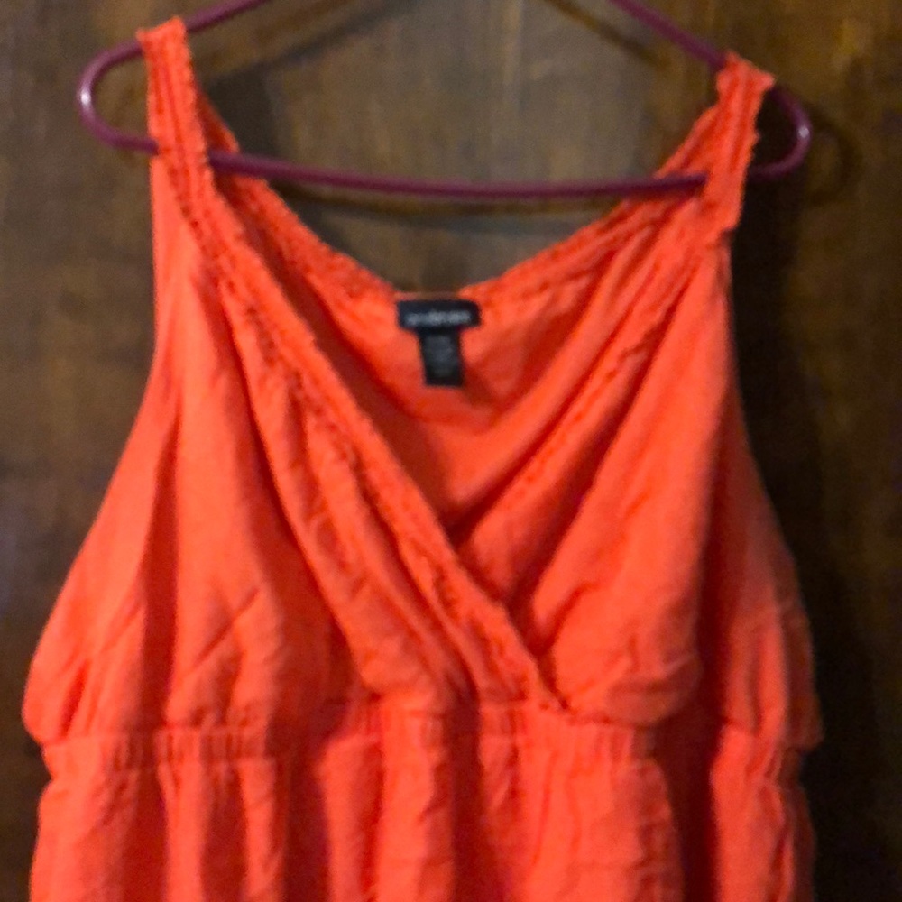 Orange sundress